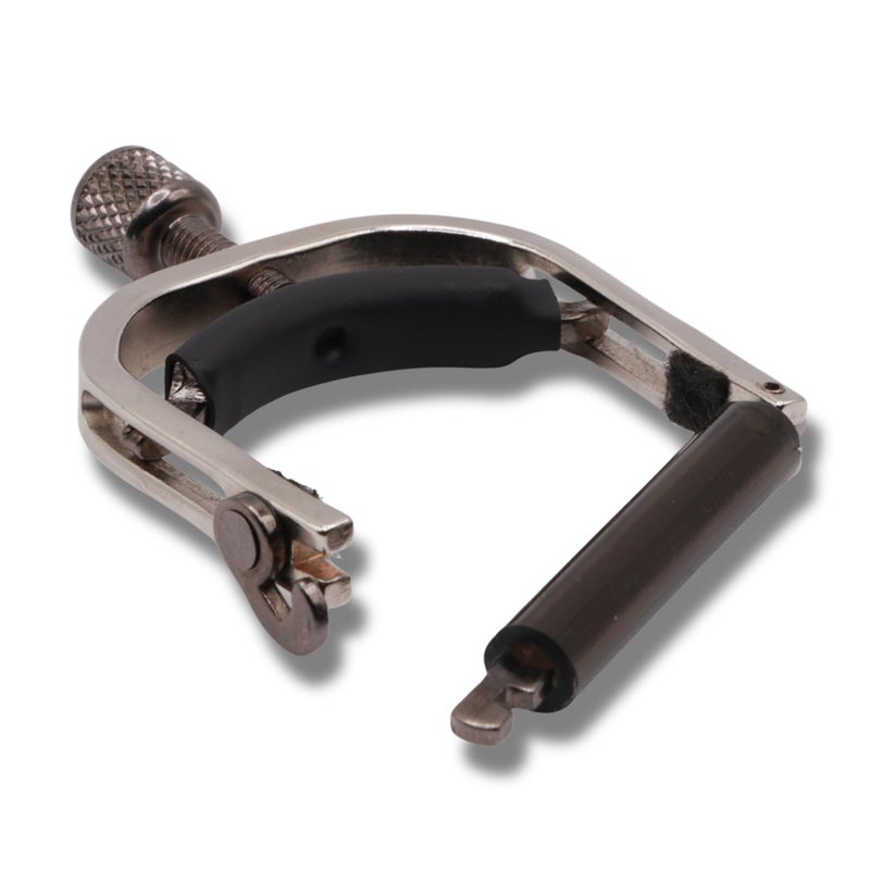 PAIGE Banjo, Mandolin & Ukulele Capo â€“ Nickel-Plated Steel, Handcrafted in USA â€“ Adjustable Center Tension for Clean Sound (Capo- Paige) - Image 3